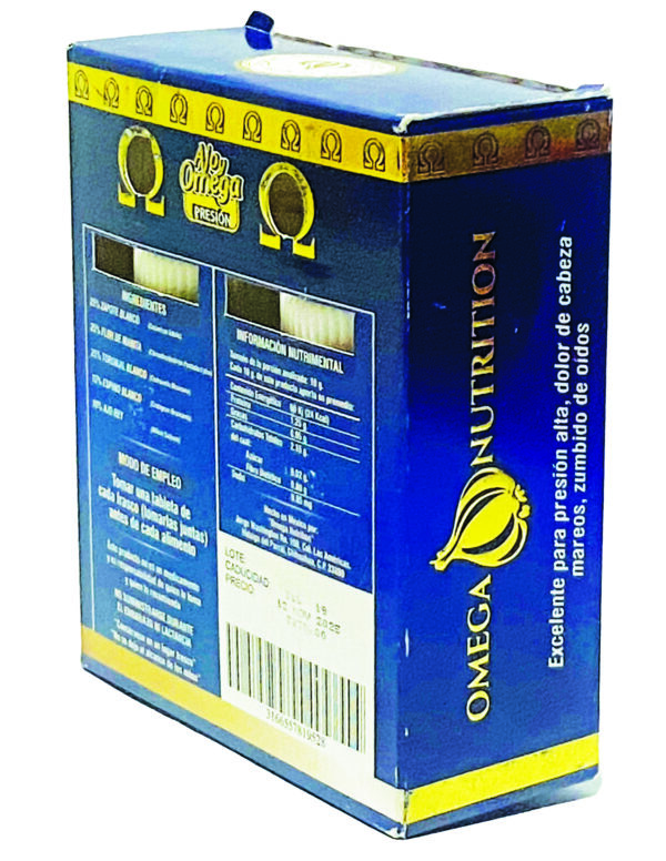 Ajo Omega Presión / High Blood Pressure Dietary Supplement - Image 5