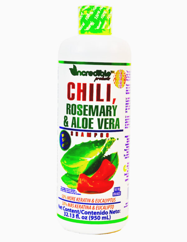 Chili Rosemary & Aloe Vera Shampoo 32 oz / Shampoo Chile Romero & Savila  32 oz