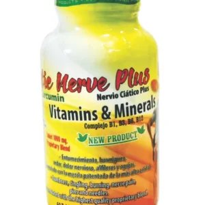 Sciatic Nerve Plus With Curcumin 60 Tablets 1000mg / Nervio Ciatico Plus Con Curcuma 60 Tablets 1000mg