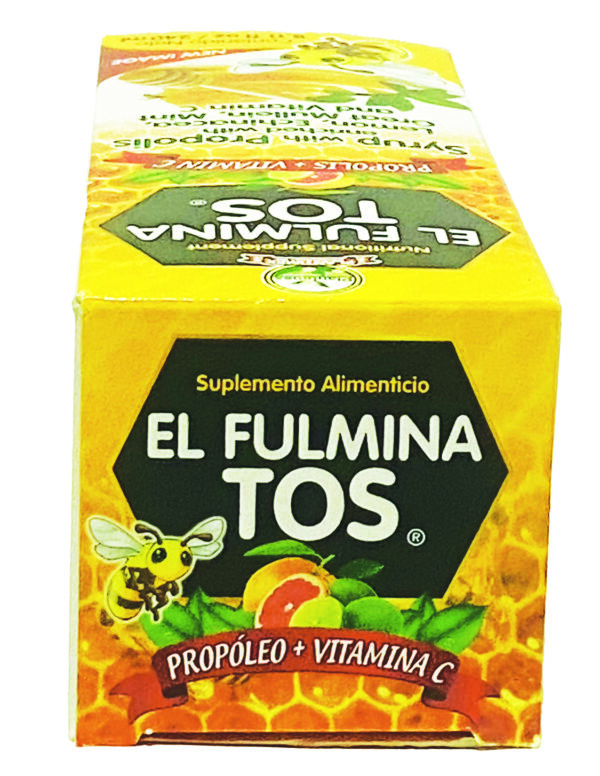 Jarabe el Fulmina TOS Vitamina C (8.11oz) - Syrup with Propolis, Lemon, and Vitamin C - Image 4