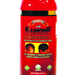Shampoo With Sangre De Grado Extract / Shampoo de Aceite de Sangre de Grado 33.8fl (1 L)