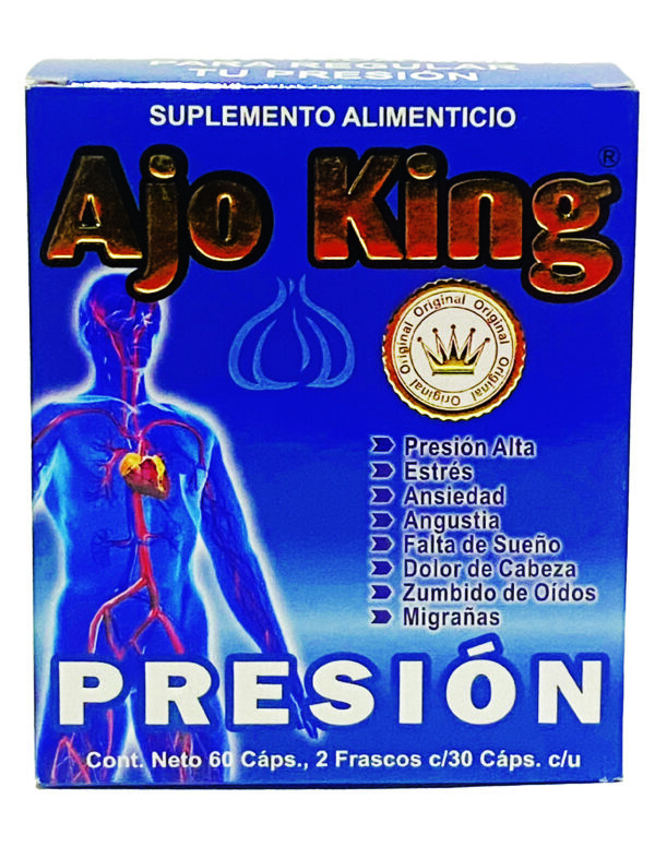 Ajo King  suplemento alimenticio /nutritional supplement- Presion/pressure