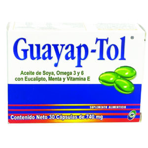Guayabo-Tol - Dietary Supplement 30caps 740mg