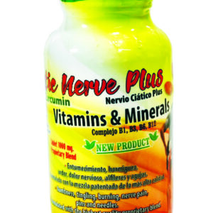Sciatic Nerve Plus With Curcumin 60 Tablets 1000mg / Nervio Ciatico Plus Con Curcuma 60 Tablets 1000mg
