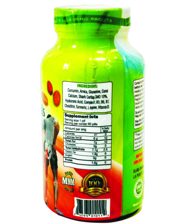 Sciatic Nerve Plus With Curcumin 60 Tablets 1000mg / Nervio Ciatico Plus Con Curcuma 60 Tablets 1000mg - Image 4