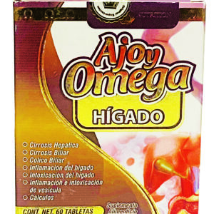 Ajoy Omega Higado / Liver Natural Supplement / Suplemento Alimenticio