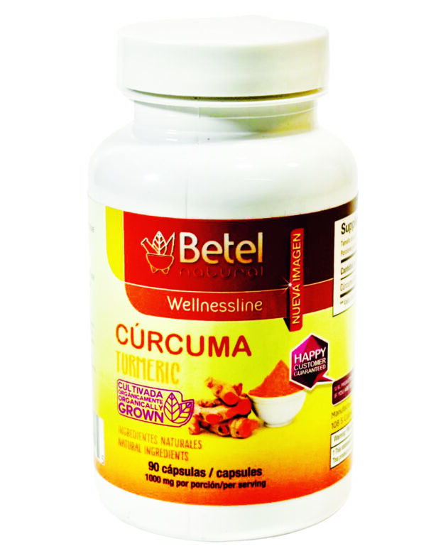 Organic Curcuma Turmeric Capsules by Betel Natural