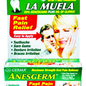 Germa La Muela Anesgerm Maximum Strength Mouth Analgesic 0.5 oz / Germa Anesgerm  La Muela (rapido alivio al dolor de muela) - 0.5oz