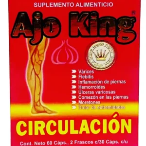 Ajo King Circulacion Natural Suppliment / Ajo King Circulation suplemento alimenticio