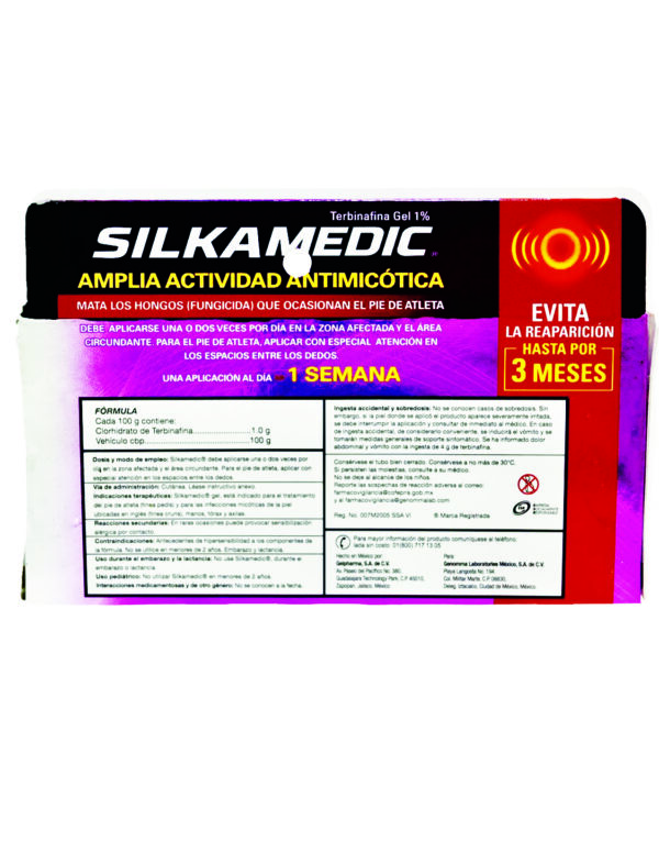 Silkamedic Athlete Foot Treatment 1% Gel - Image 4