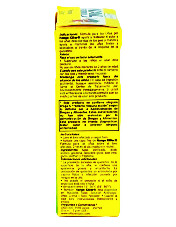 Fungus Killer - Nail Fumula / Hongo Killer Formula Para Las Unas 1.0 fl oz 30ml - Image 3